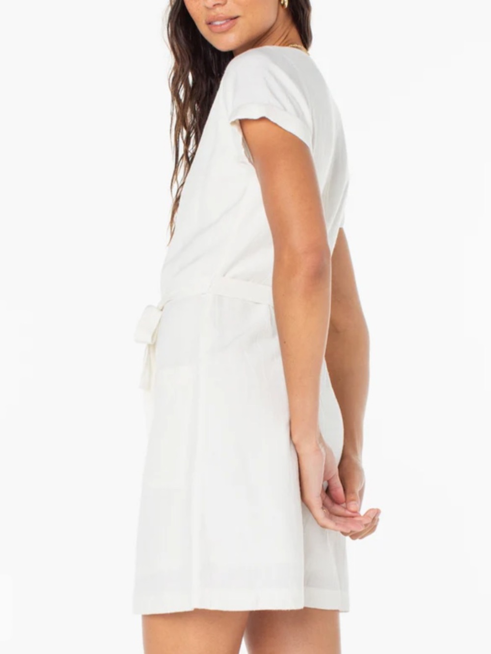 Roxy Kona White Dress NWT - Picture 7 of 9